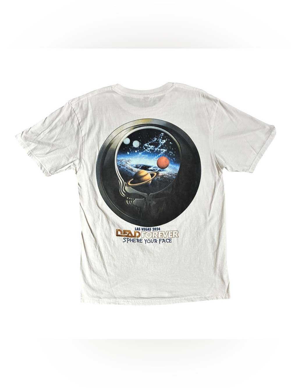 OFFICIAL Dead & Company Sphere Shirt / Planet Skull / Dead Forever Las Vegas